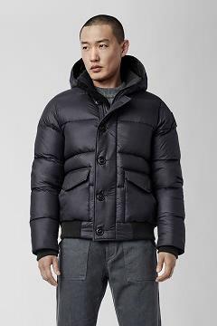 Chamarras Canada Goose Hombre México - Ventoux Abrigos Black Label Azul Marino IS0632451